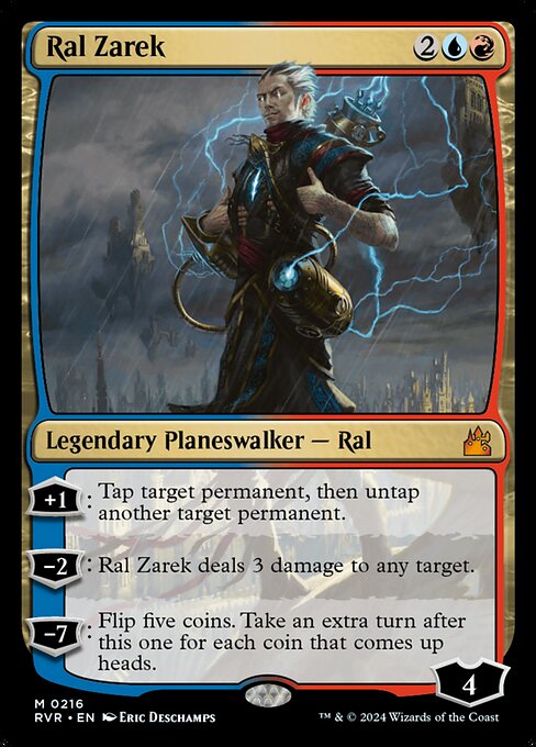 Ral Zarek - Ravnica Remastered Mythic Card