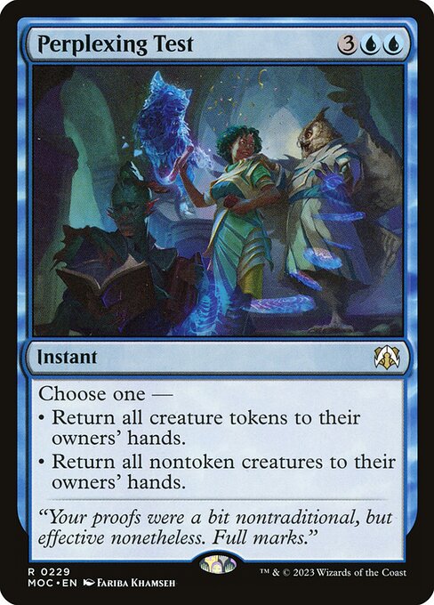 Perplexing Test - March of the Machine Commander Rare Card