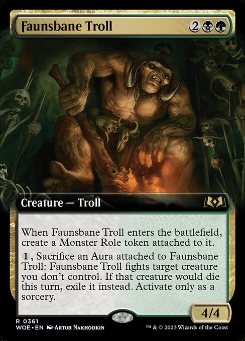 Faunsbane Troll - Wilds of Eldraine Rare Card