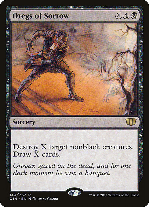 Dregs of Sorrow - Commander 2014 Rare Card
