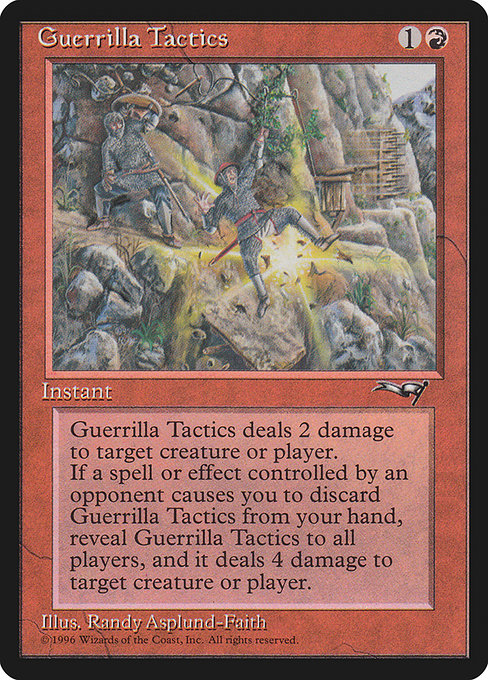 Guerrilla Tactics - Alliances Common Card