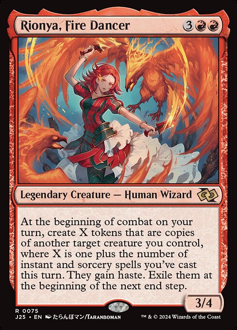 Rionya, Fire Dancer - Foundations Jumpstart Rare Card