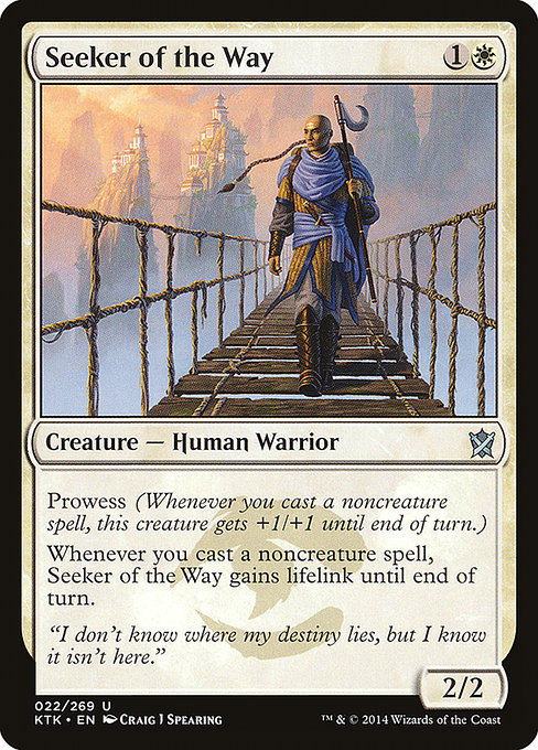 Seeker of the Way - Khans of Tarkir Uncommon Card