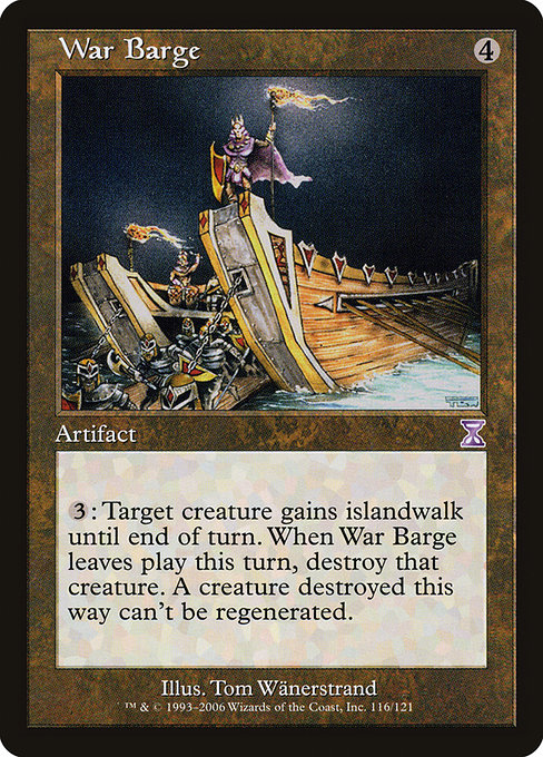 War Barge - Time Spiral Timeshifted Special Card