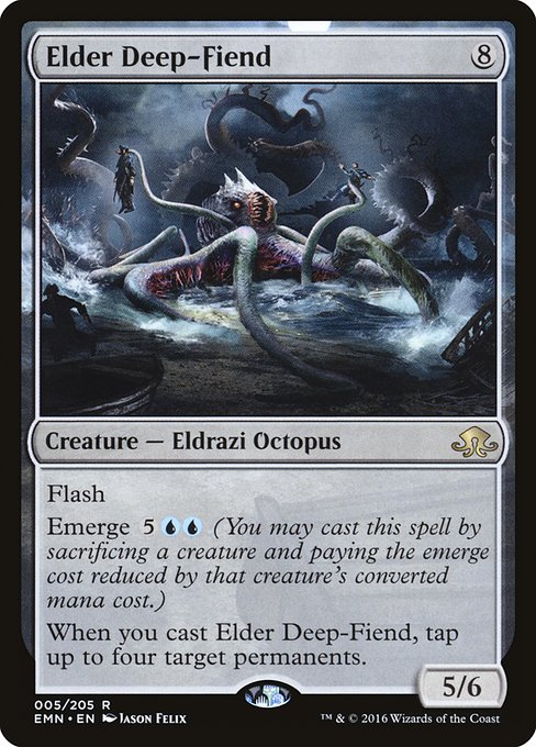 Elder Deep-Fiend - Eldritch Moon Rare Card
