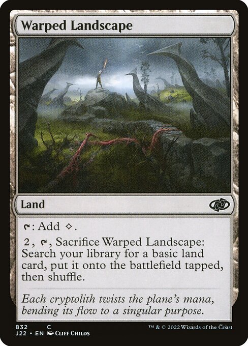 Warped Landscape - Jumpstart 2022 Common Card