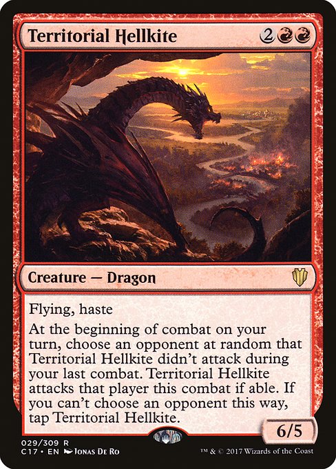 Territorial Hellkite - Commander 2017 Rare Card