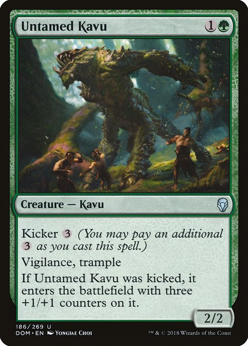 Untamed Kavu - Dominaria Uncommon Card