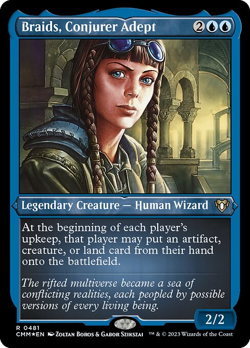 Braids, Conjurer Adept - Commander Masters Rare Card