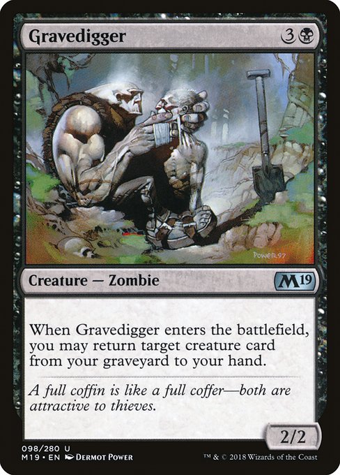 Gravedigger - Core Set 2019 Uncommon Card