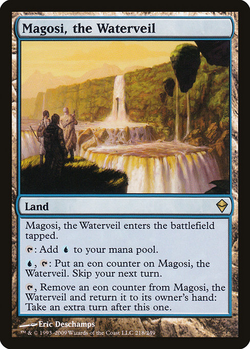 Magosi, the Waterveil - Zendikar Rare Card