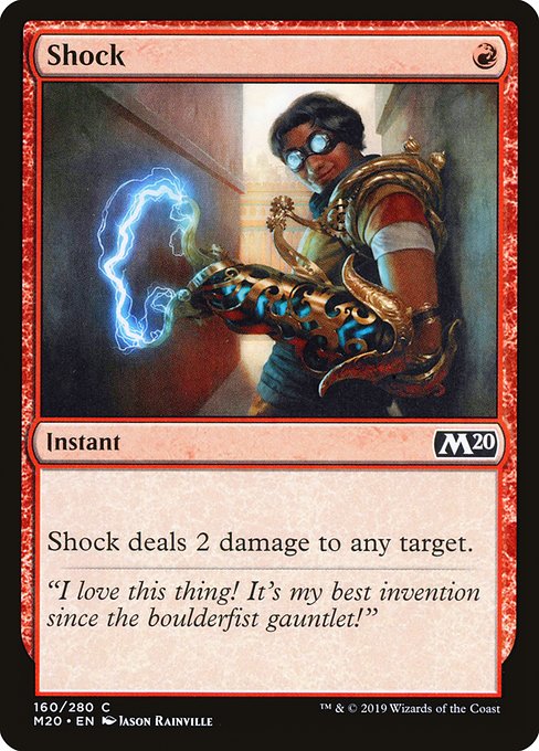 Shock - Core Set 2020 Common Card