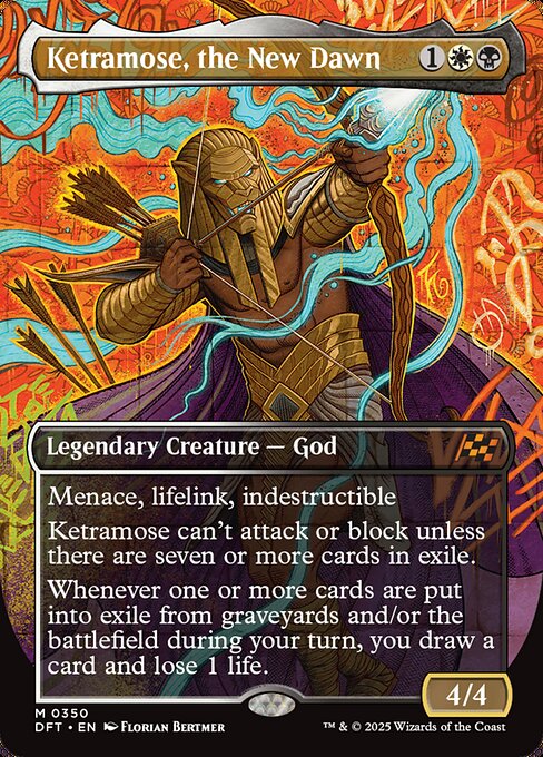 Ketramose, the New Dawn - Aetherdrift Mythic Card