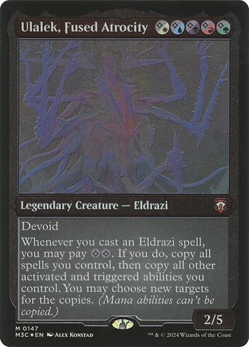 Ulalek, Fused Atrocity - Modern Horizons 3 Commander Mythic Card