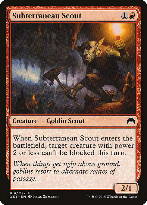 Subterranean Scout - Magic Origins Common Card
