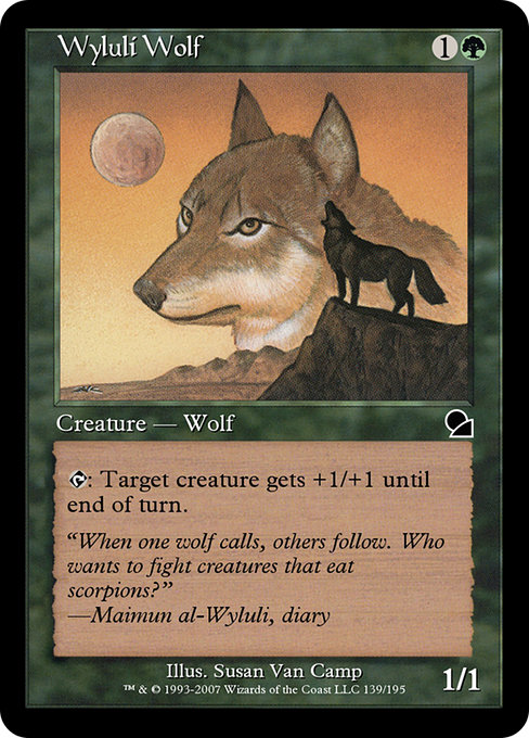 Wyluli Wolf - Masters Edition Common Card