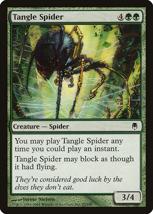 Tangle Spider - Darksteel Common Card