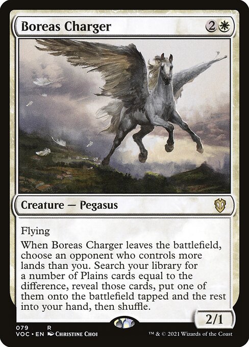 Boreas Charger - Crimson Vow Commander Rare Card