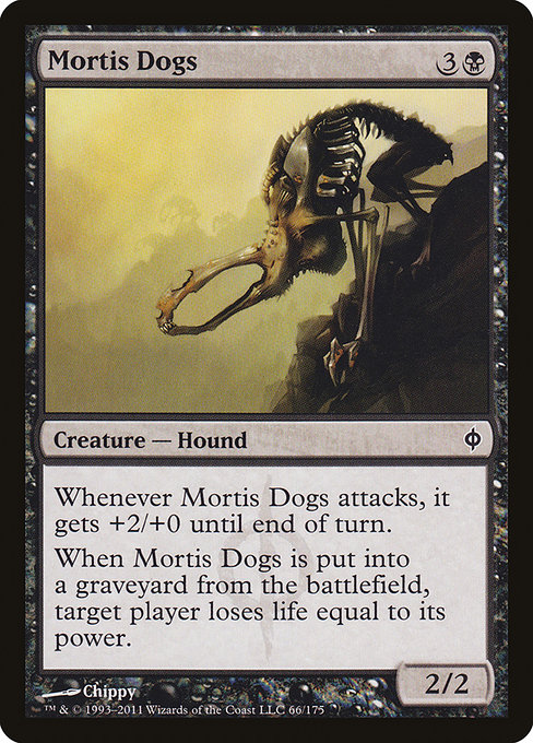 Mortis Dogs - New Phyrexia Common Card