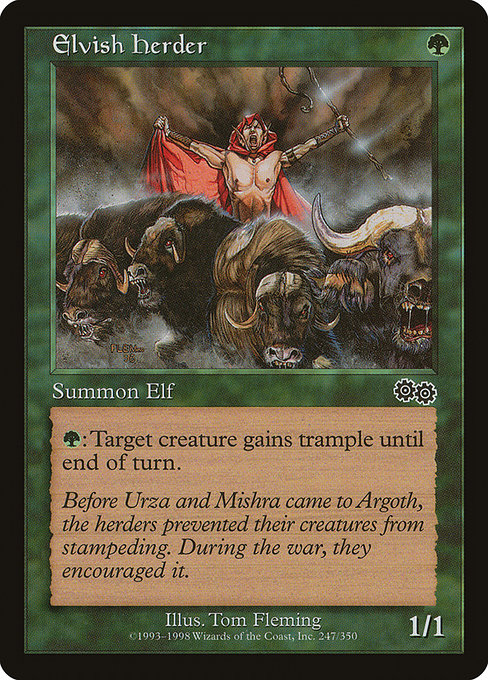 Elvish Herder - Urza's Saga Common Card