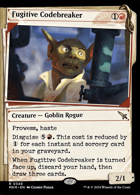 Fugitive Codebreaker - Murders at Karlov Manor Rare Card