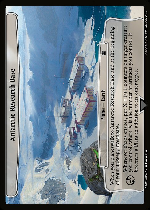 Antarctic Research Base - Doctor Who Common Card