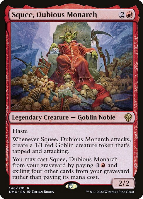Squee, Dubious Monarch - Dominaria United Rare Card
