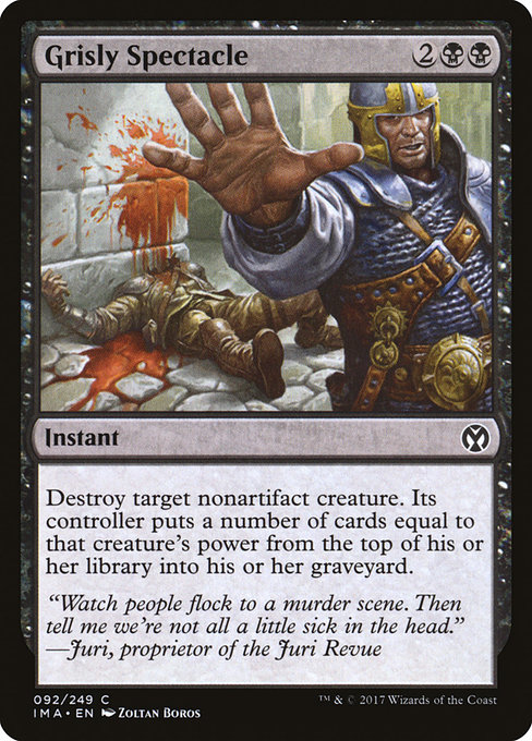 Grisly Spectacle - Iconic Masters Common Card