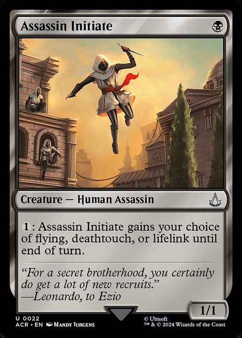 Assassin Initiate - Assassin's Creed Uncommon Card