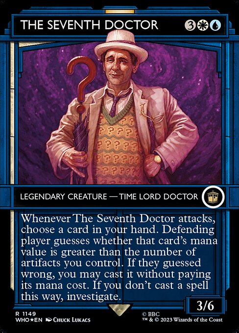 The Seventh Doctor - Doctor Who Rare Card