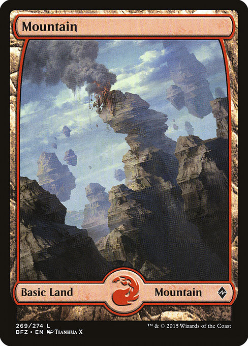 Mountain - Battle for Zendikar Common Card