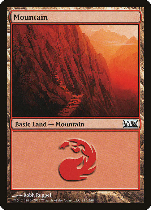 Mountain - Magic 2013 Common Card