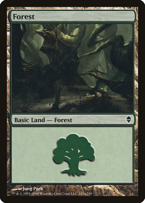Forest - Zendikar Common Card