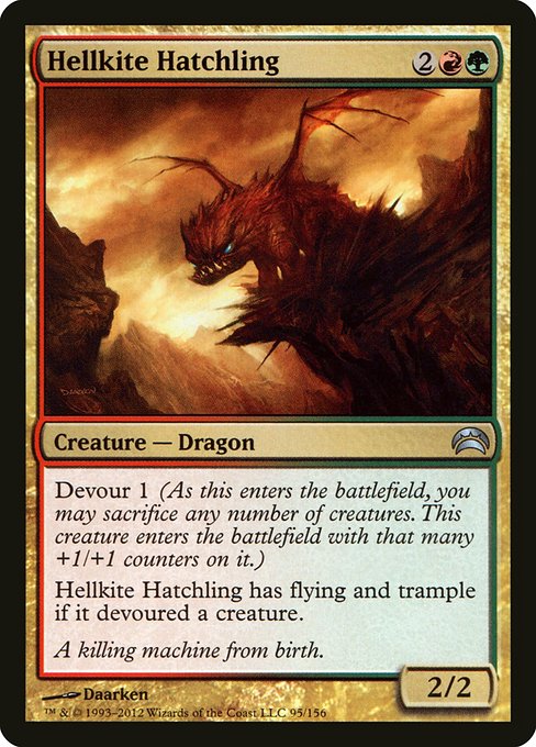 Hellkite Hatchling - Planechase 2012 Uncommon Card