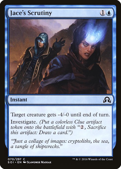 Jace's Scrutiny - Shadows over Innistrad Common Card