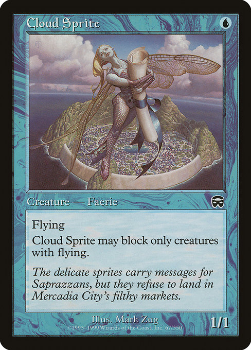 Cloud Sprite - Mercadian Masques Common Card