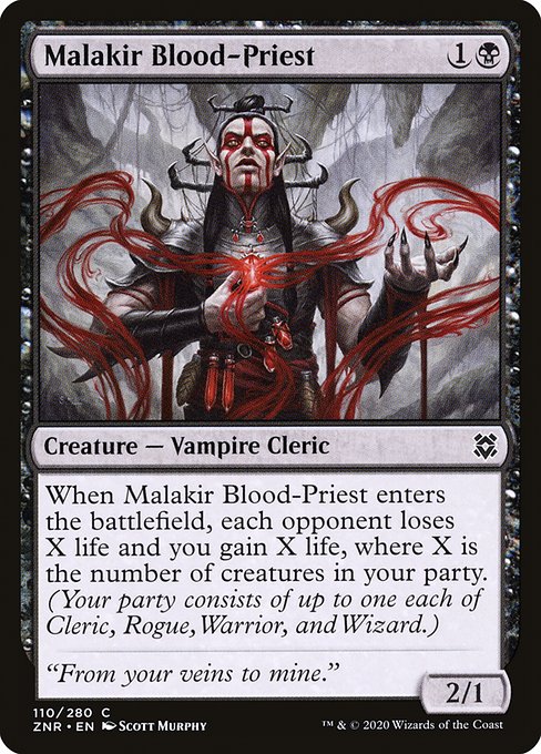 Malakir Blood-Priest - Zendikar Rising Common Card