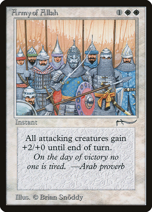 Army of Allah - Arabian Nights Common Card