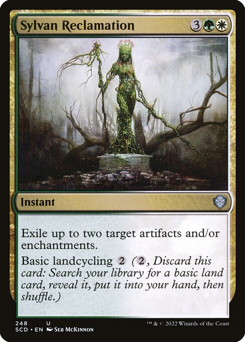 Sylvan Reclamation - Starter Commander Decks Uncommon Card