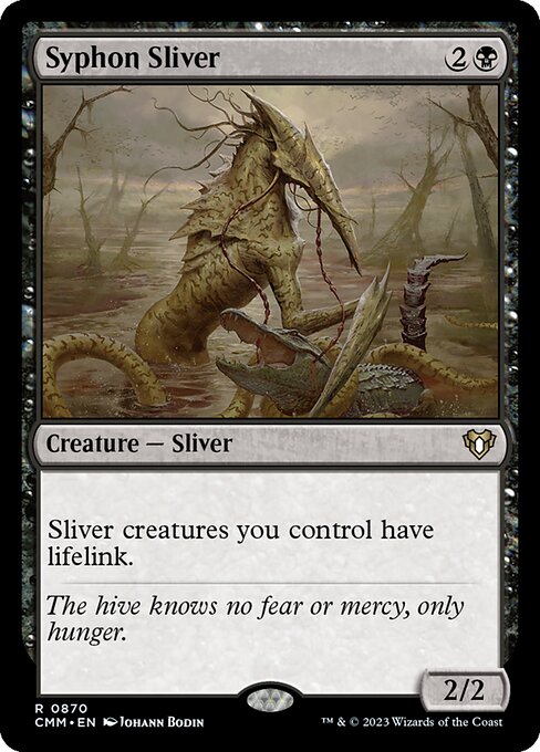 Syphon Sliver - Commander Masters Rare Card