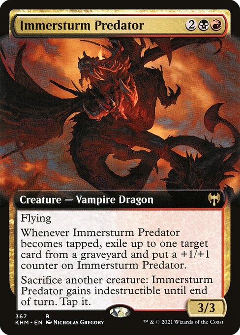 Immersturm Predator - Kaldheim Rare Card