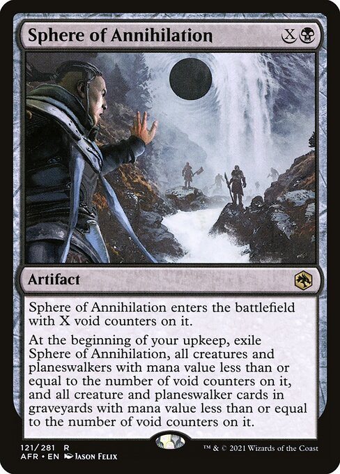 Sphere of Annihilation - Adventures in the Forgotten Realms Rare Card