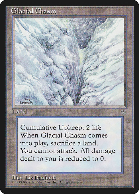 Glacial Chasm - Ice Age Uncommon Card