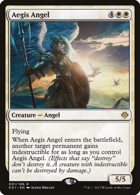 Aegis Angel - Archenemy: Nicol Bolas Rare Card