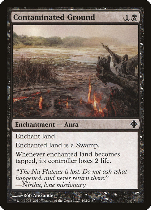 Contaminated Ground - Rise of the Eldrazi Common Card