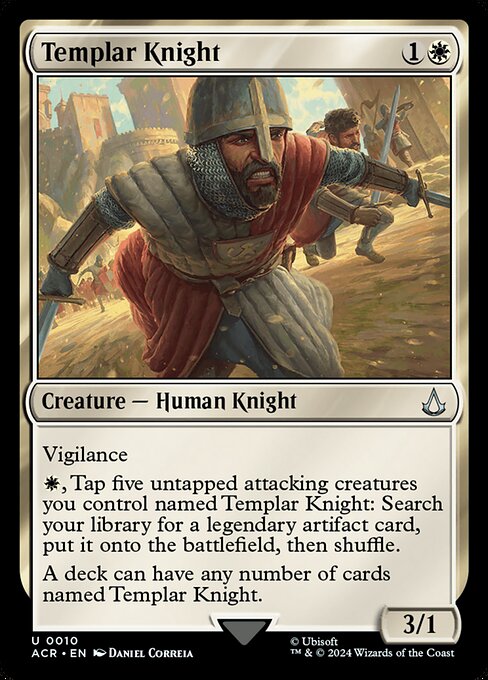 Templar Knight - Assassin's Creed Uncommon Card