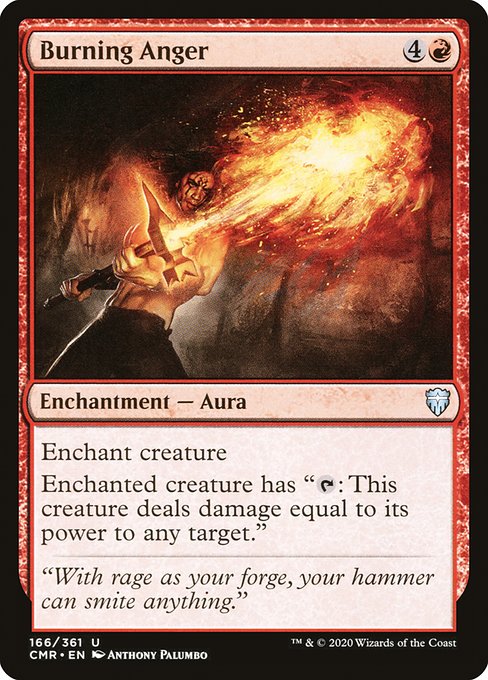 Burning Anger - Commander Legends Uncommon Card