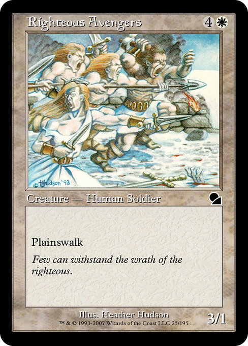 Righteous Avengers - Masters Edition Common Card