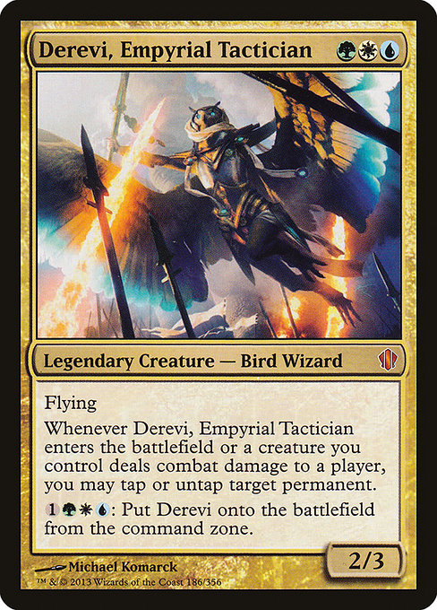 Derevi, Empyrial Tactician - Commander 2013 Mythic Card