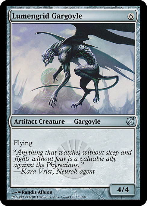 Lumengrid Gargoyle - Duel Decks: Mirrodin Pure vs. New Phyrexia Uncommon Card